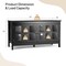 50 Inch Modern Wood Large TV Stand Entertainment Center for TV